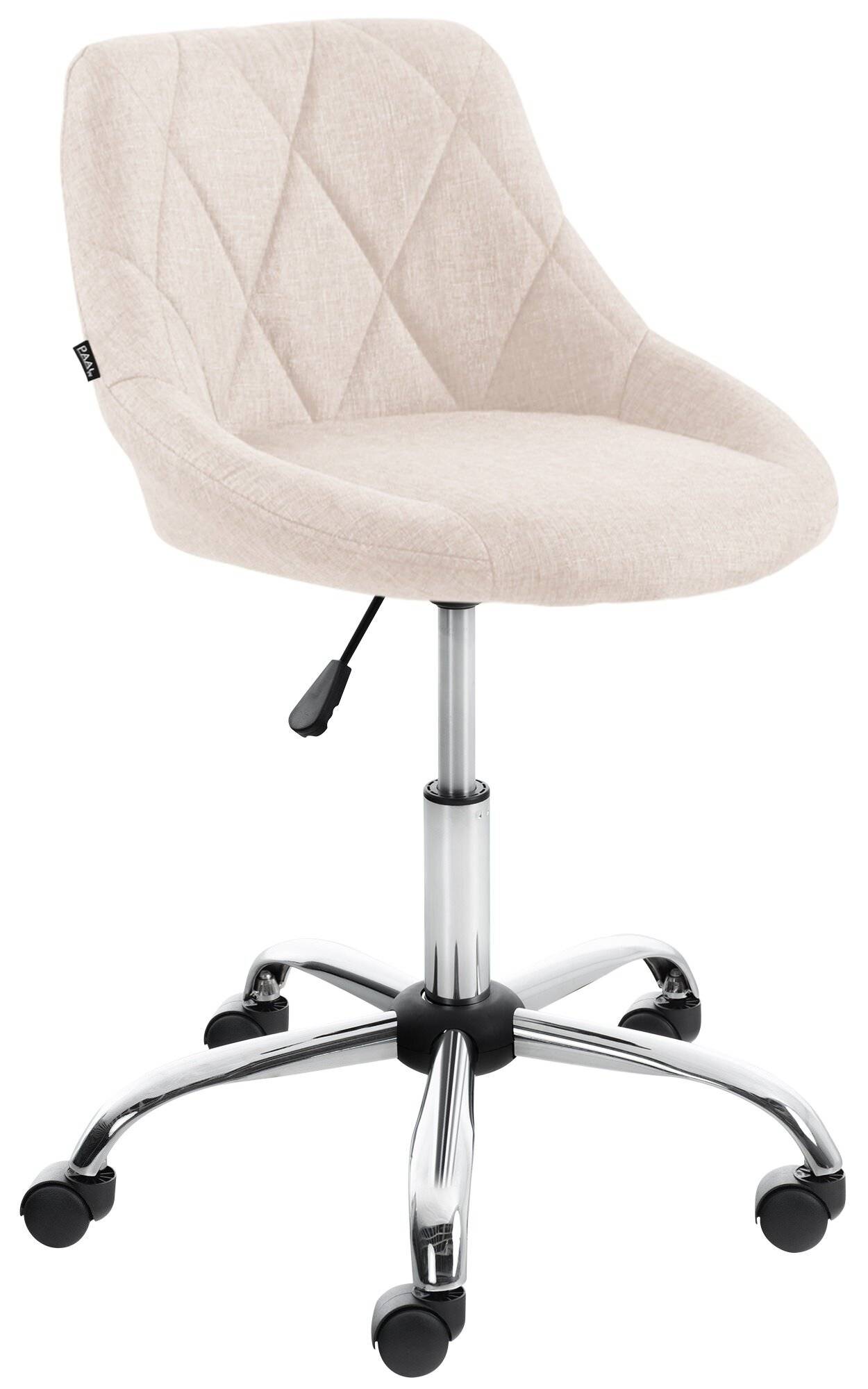 Arbeitshocker Lazio Stoff creme-0