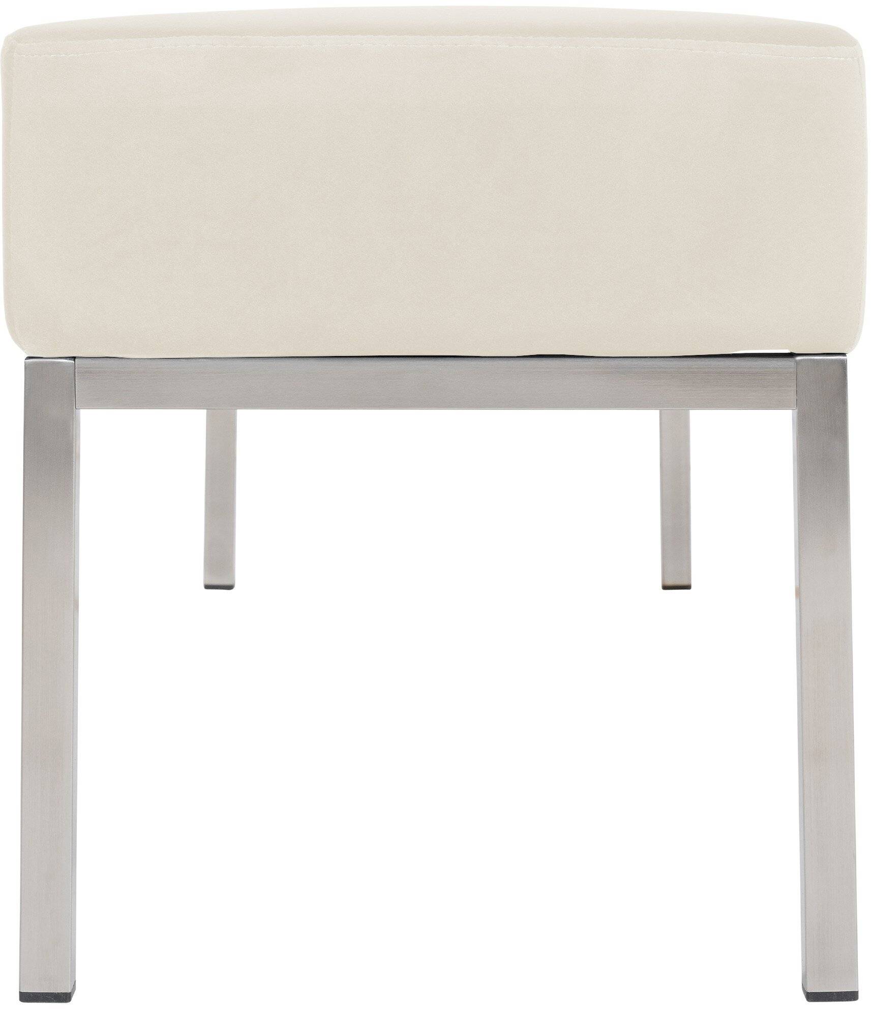 3er Sitzbank Lamega Samt creme-4