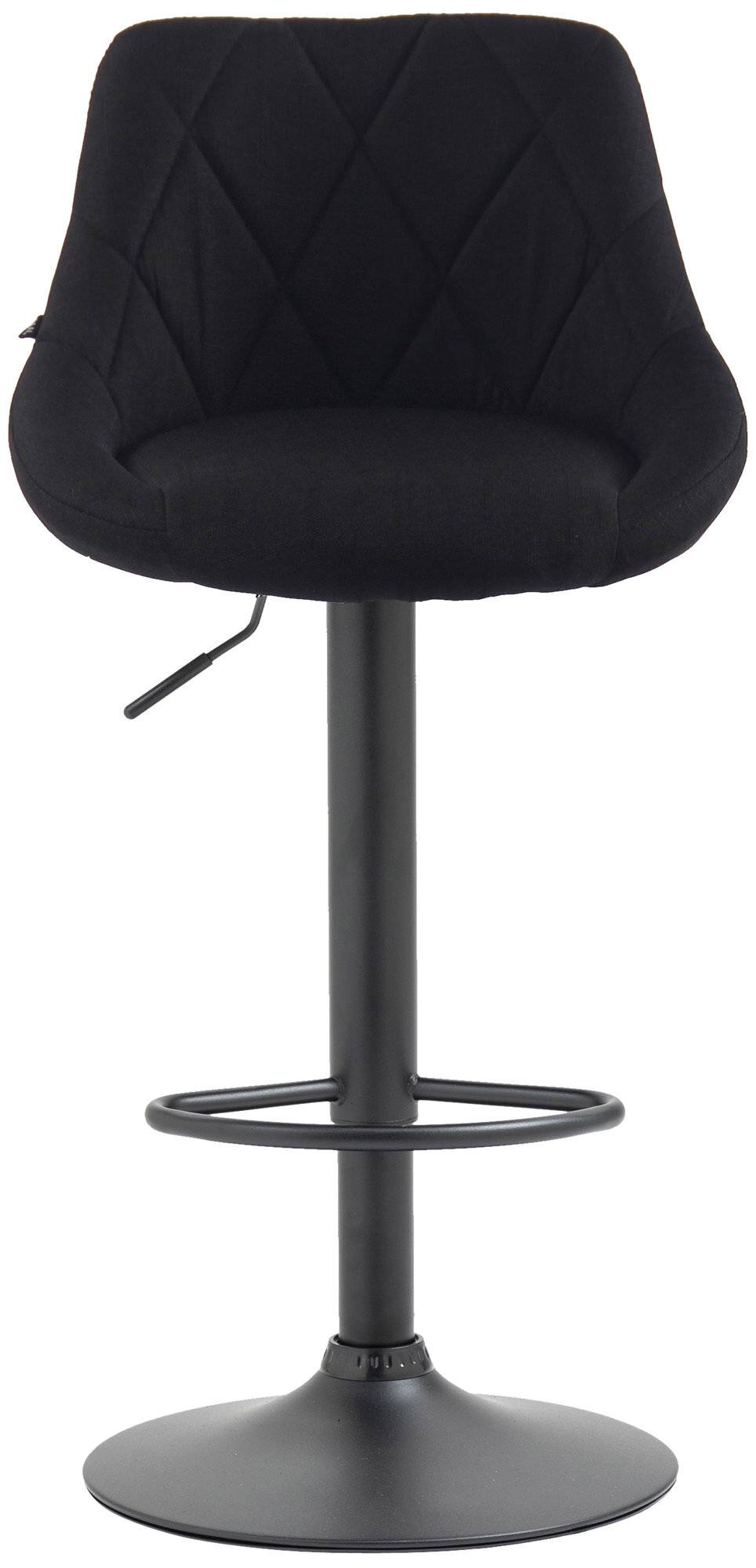 Barhocker Lazio Stoff schwarz schwarz-2