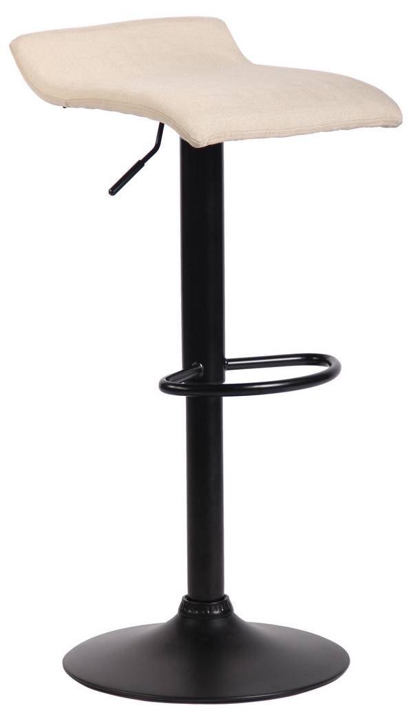 Barhocker Dyn V2 Stoff schwarz creme