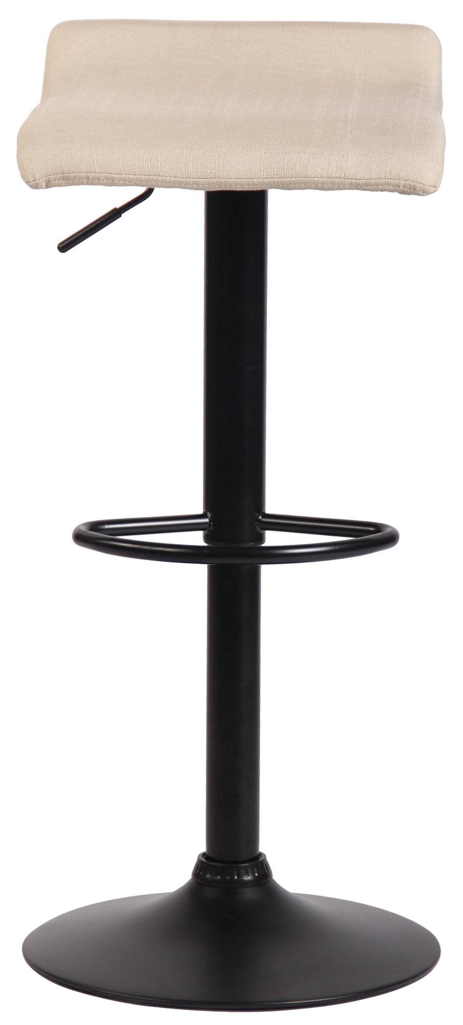 Barhocker Dyn V2 Stoff schwarz creme-1
