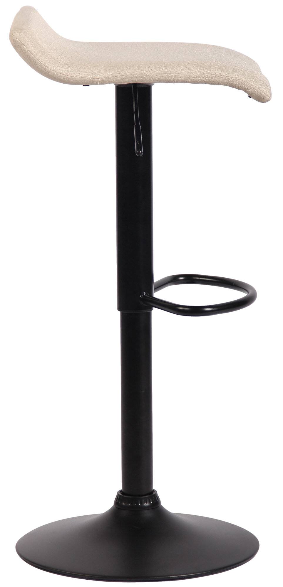 Barhocker Dyn V2 Stoff schwarz creme-2