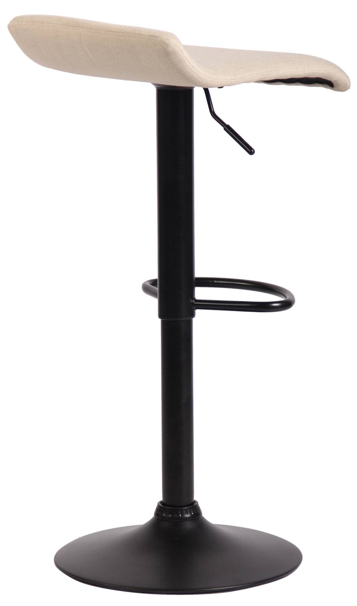 Barhocker Dyn V2 Stoff schwarz creme-3