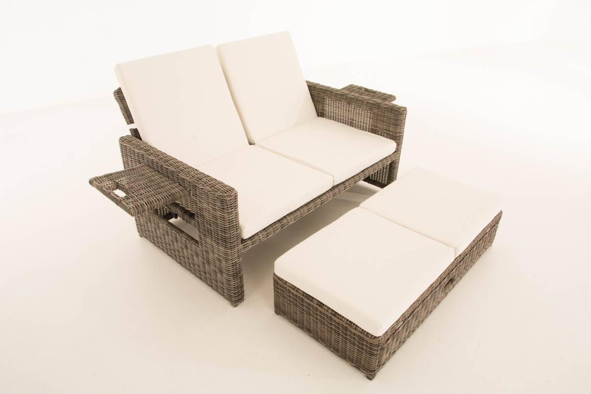 Sofa Ancona Cremeweiss 5mm grau-meliert-2