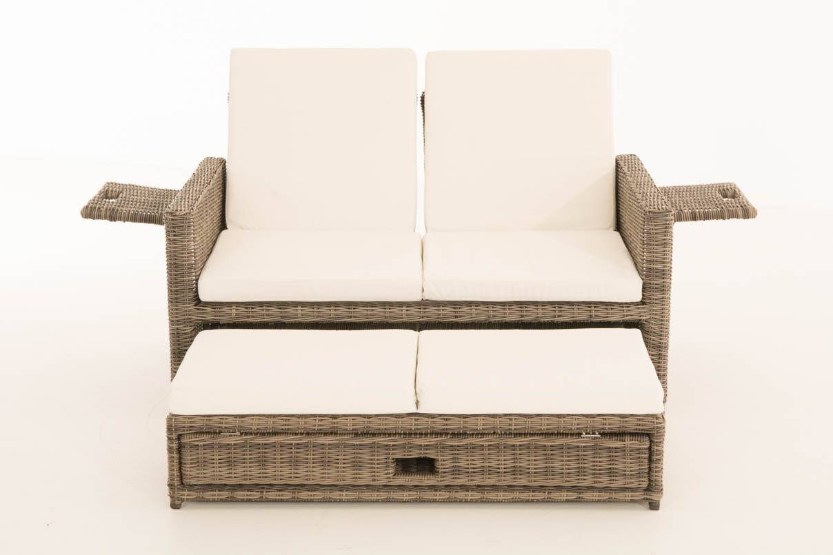 Sofa Ancona Cremeweiss 5mm grau-meliert-3