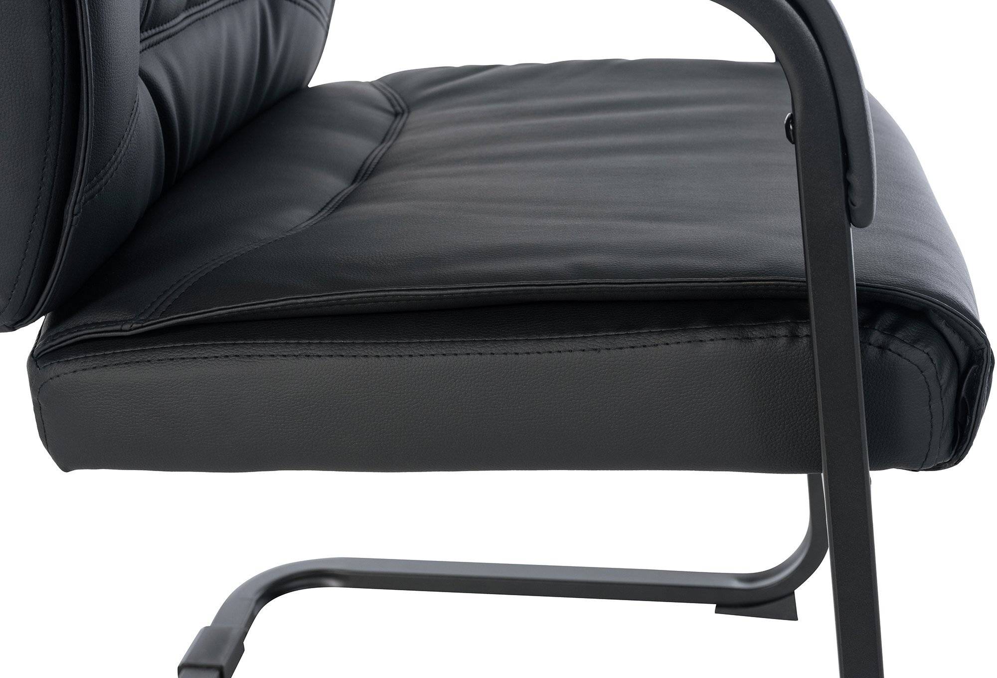 XL Besucherstuhl Anubis schwarz/schwarz-4