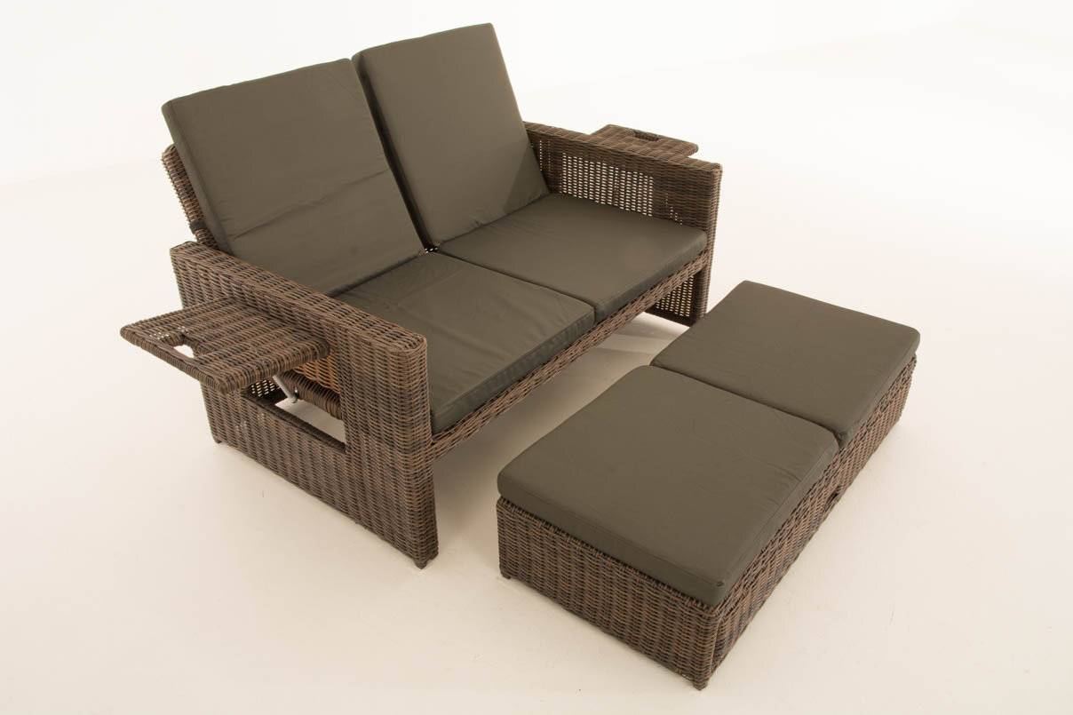 Sofa Ancona Anthrazit 5mm braun-meliert-1