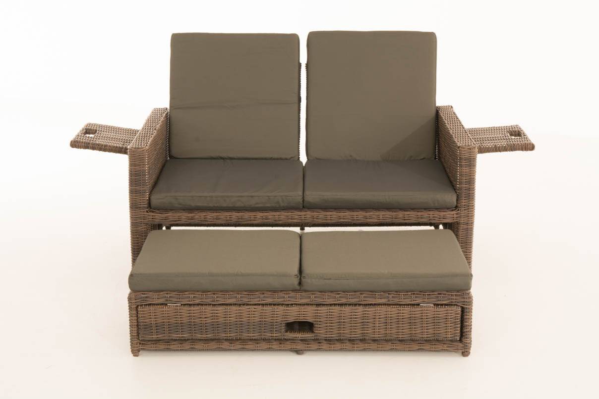 Sofa Ancona Anthrazit 5mm braun-meliert-2