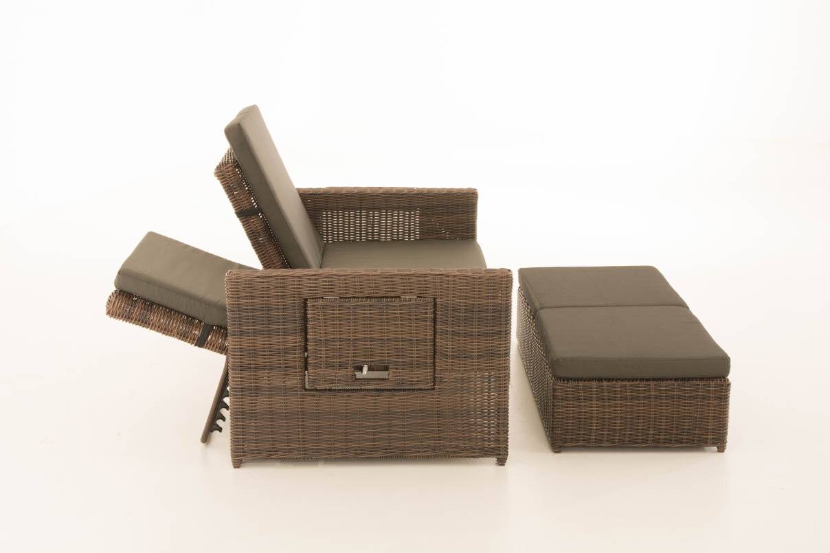 Sofa Ancona Anthrazit 5mm braun-meliert-3
