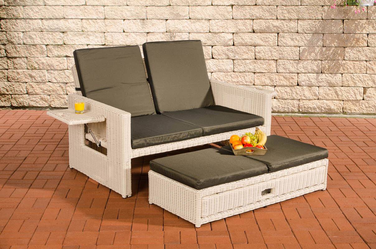 Sofa Ancona Anthrazit 5mm perlweiß-0