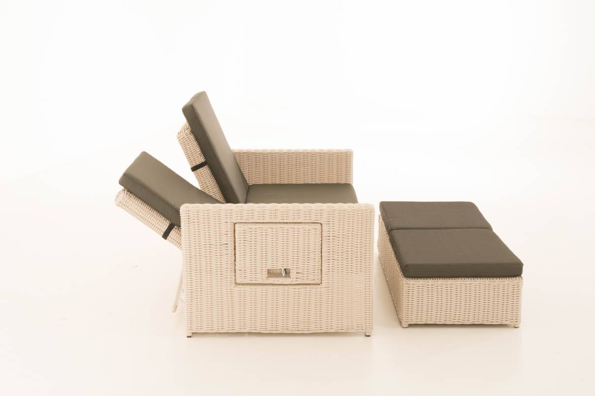 Sofa Ancona Anthrazit 5mm perlweiß-3