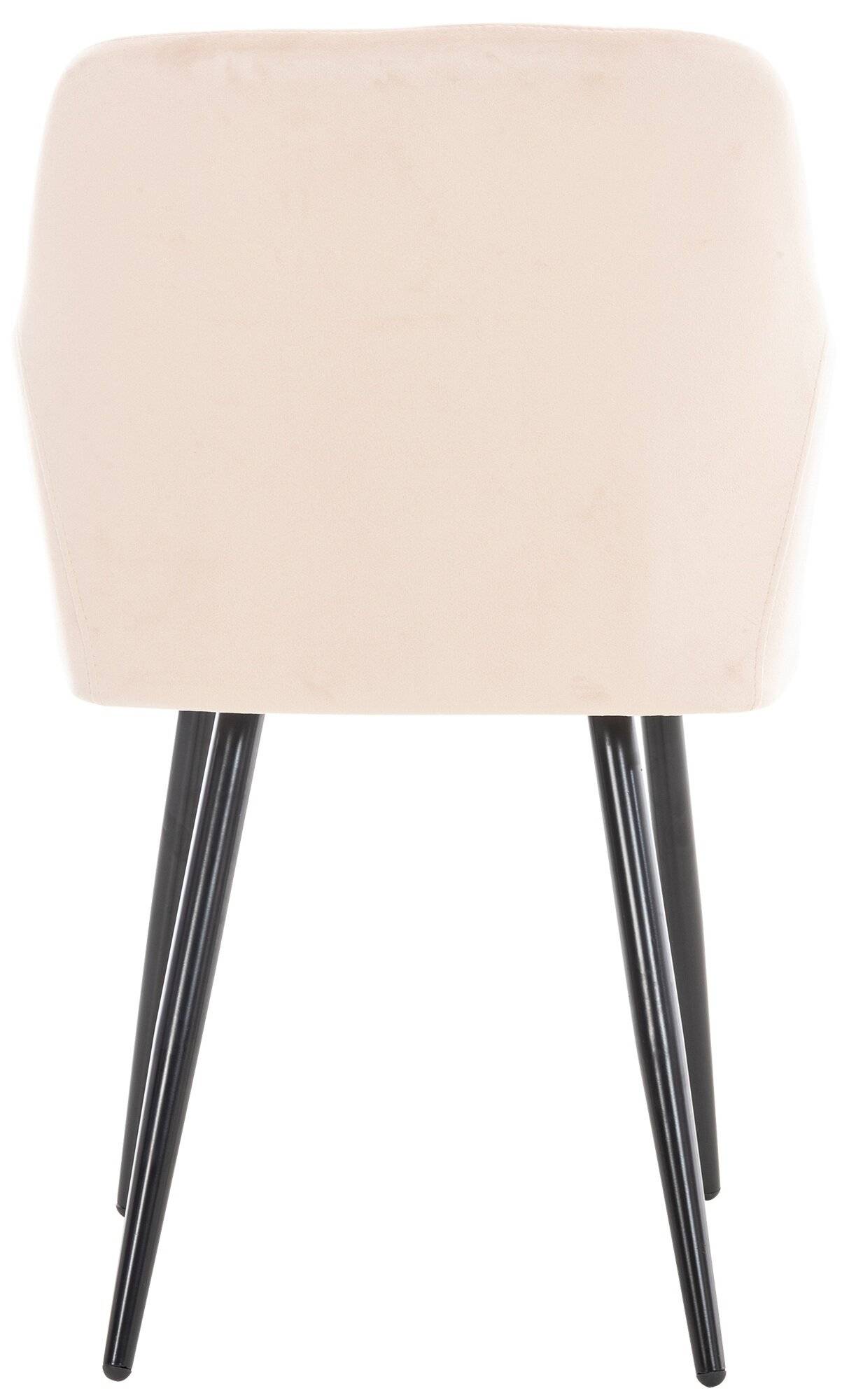 2er Set Esszimmerstuhl Shila Samt beige-4