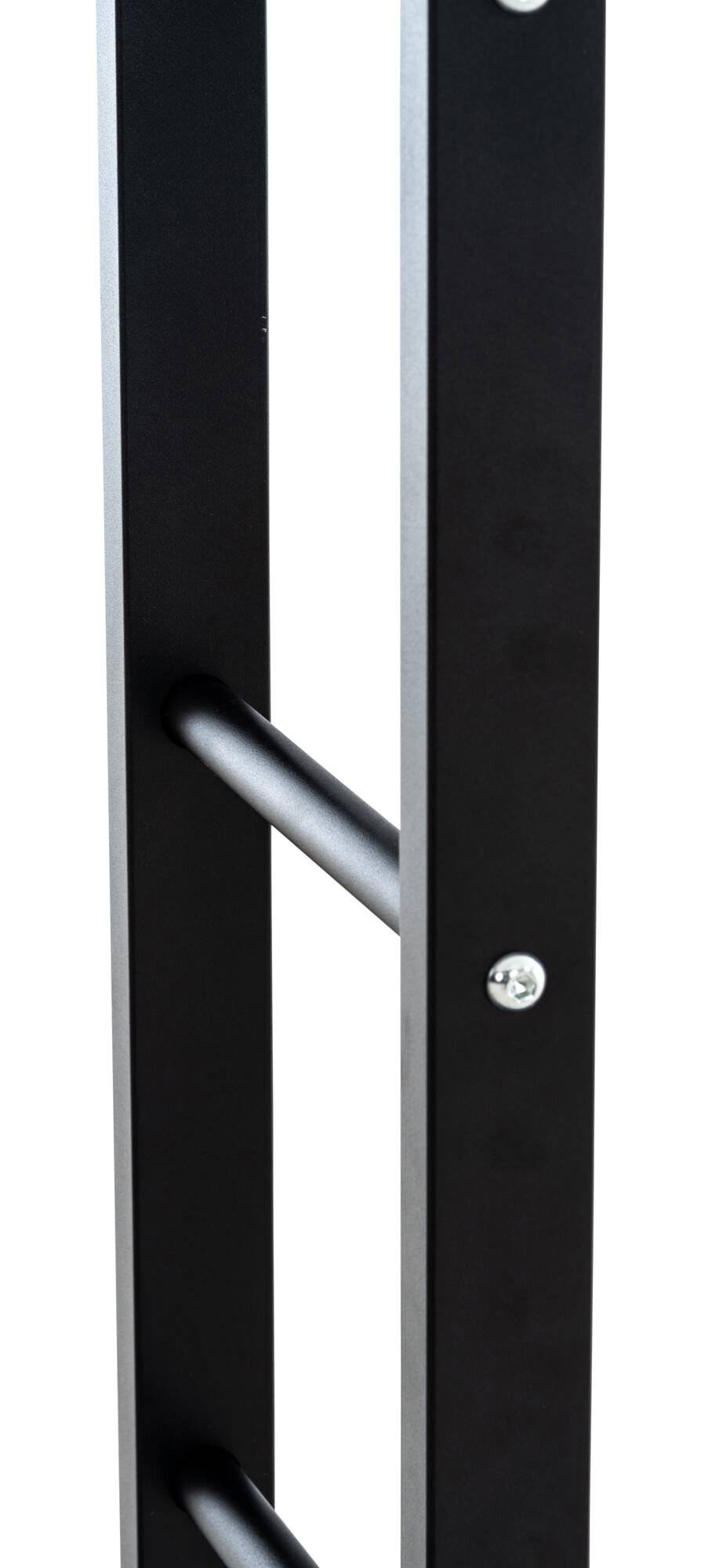 Kaminholzständer Keri V2 25x40x125 schwarz-4