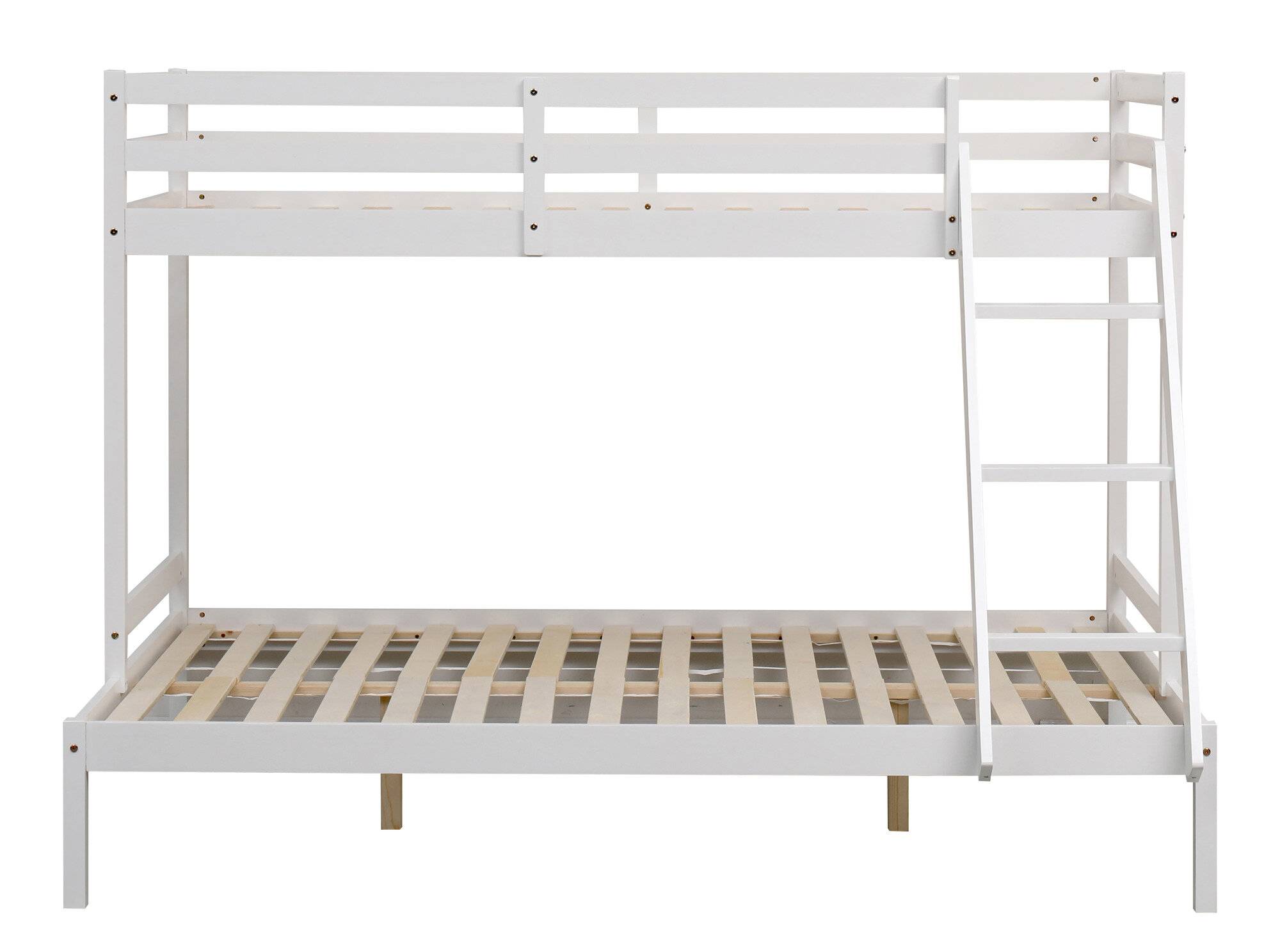 Hochbett Lilly 80x200 cm / 120x200 cm weiß-1