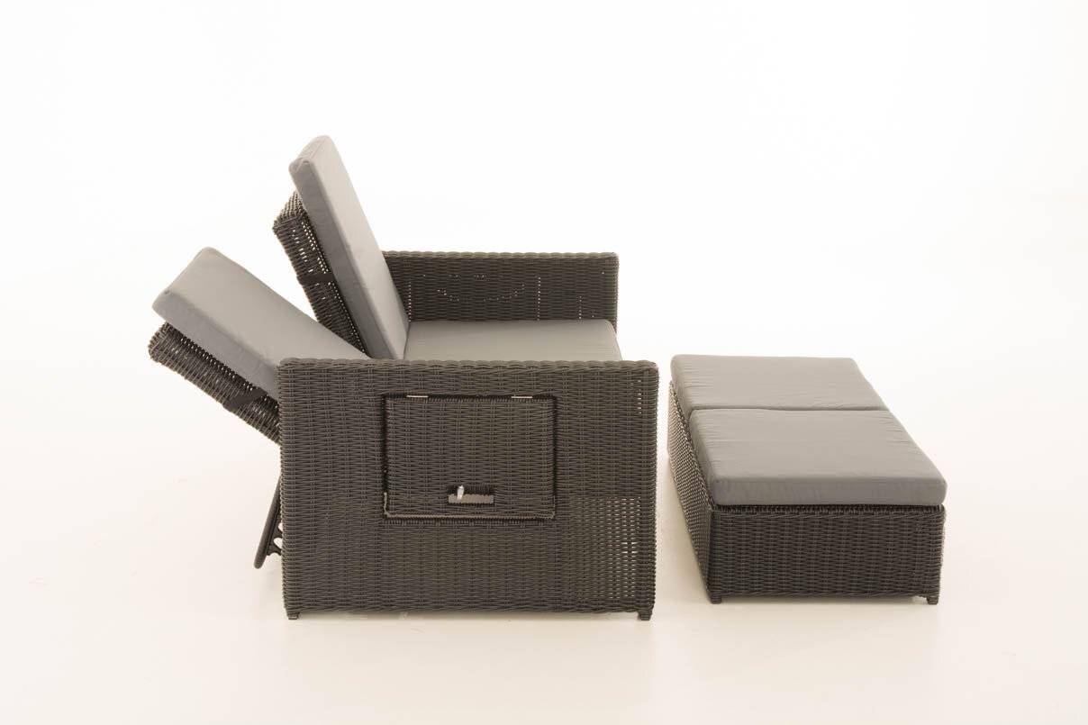 Sofa Ancona Eisengrau 5mm schwarz-3