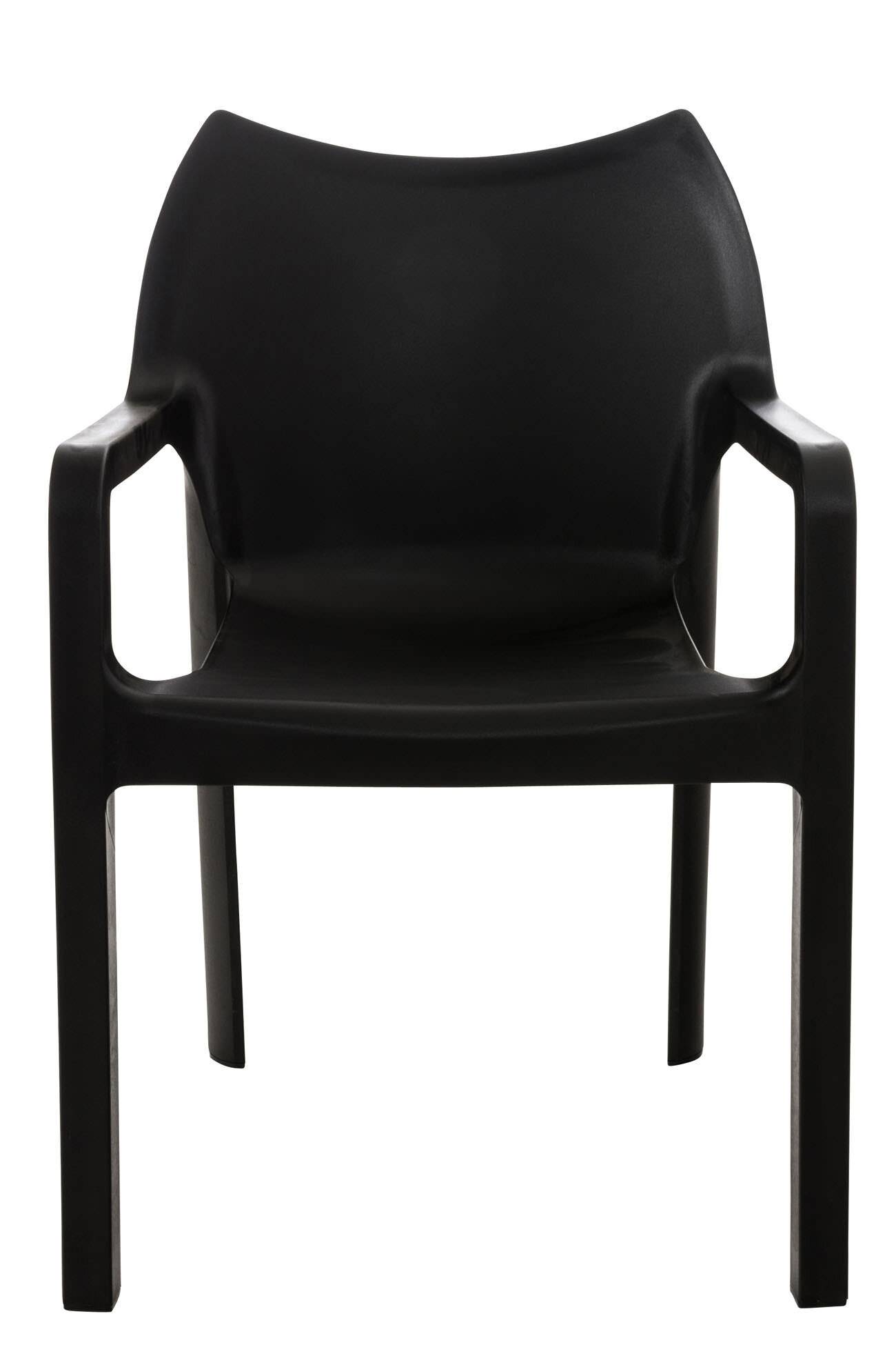 2er SET Stapelstuhl DIVA schwarz-1