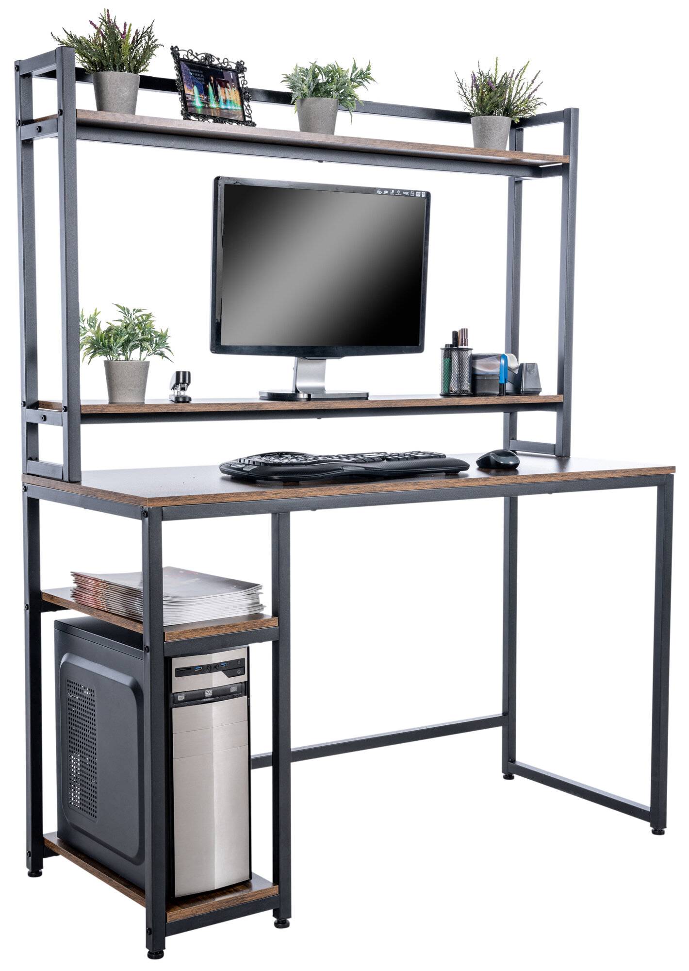 Schreibtisch Billings schwarz/braun-0
