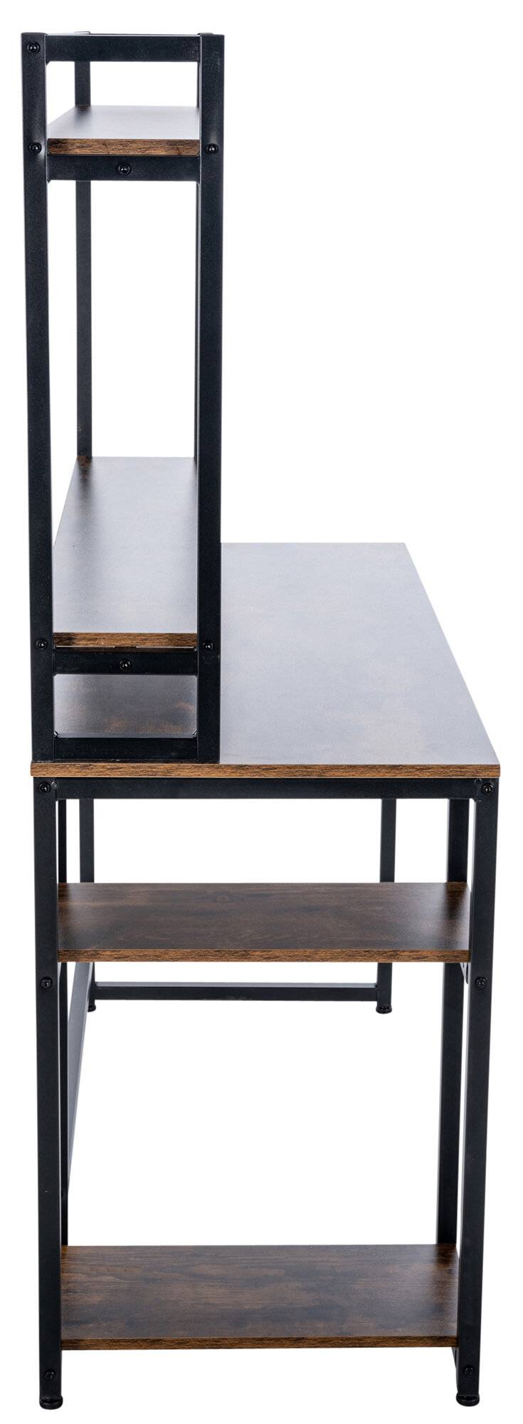 Schreibtisch Billings schwarz/braun-4