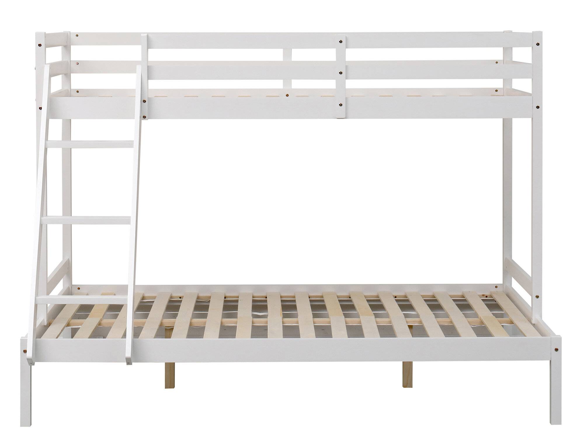 Hochbett Lilly 90x200 cm / 140x200 cm weiß-1