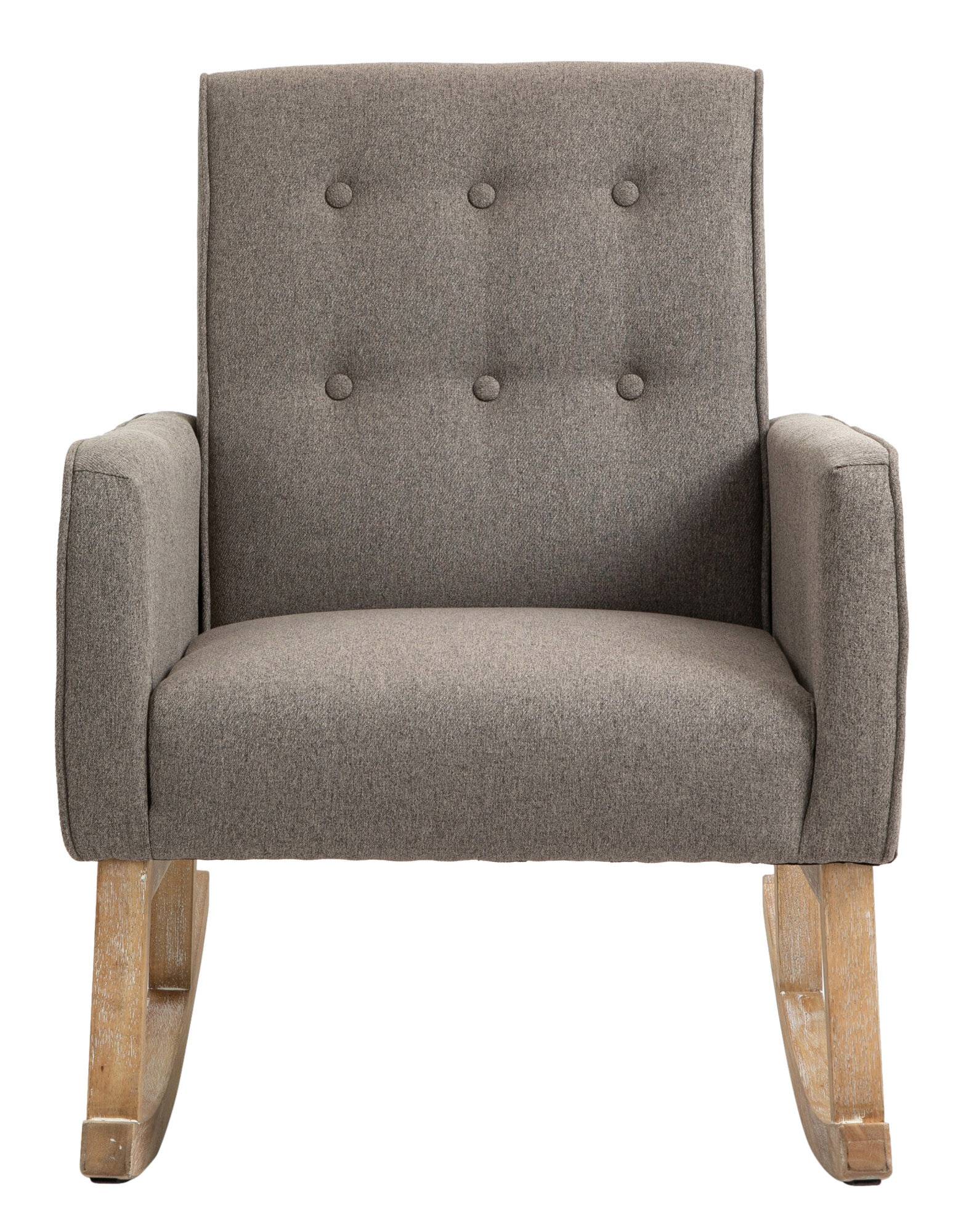 Schaukelstuhl Dream Stoff taupe-1