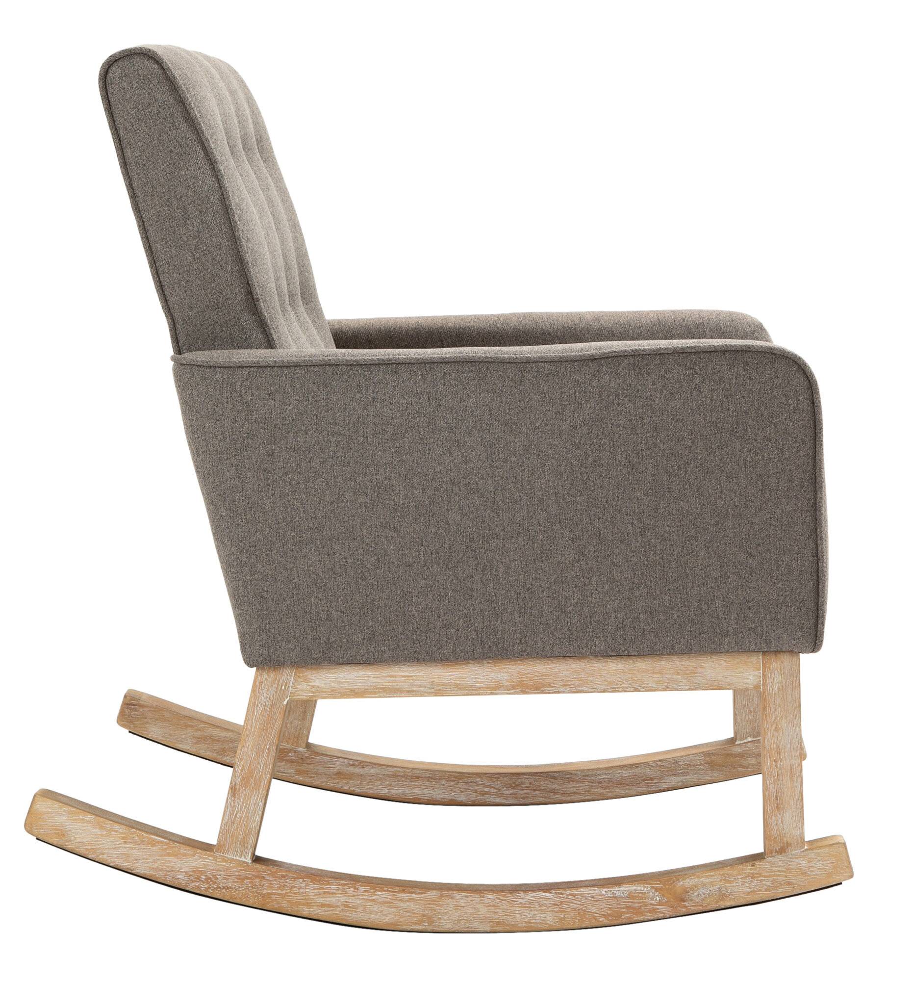 Schaukelstuhl Dream Stoff taupe-2