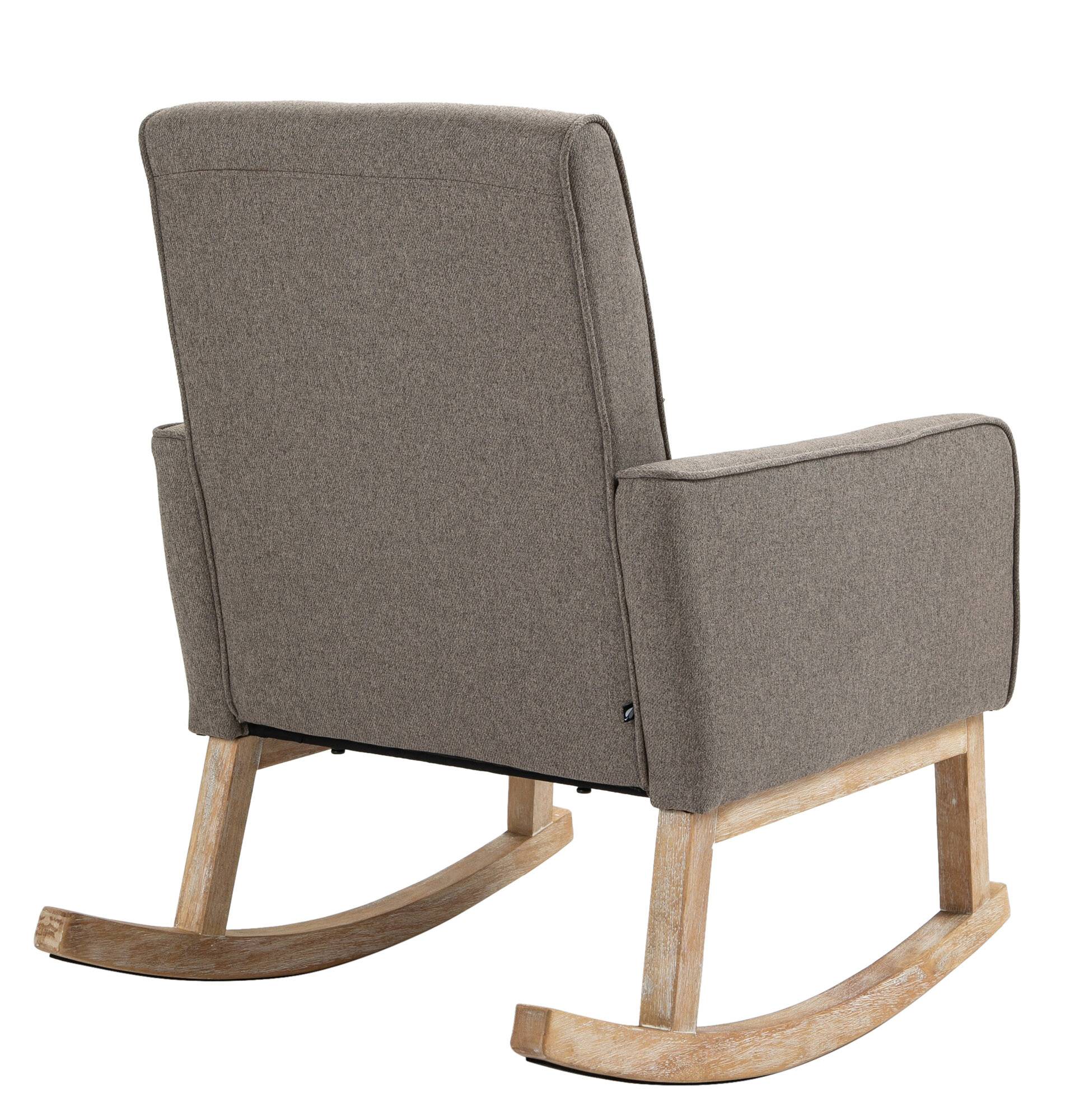 Schaukelstuhl Dream Stoff taupe-3