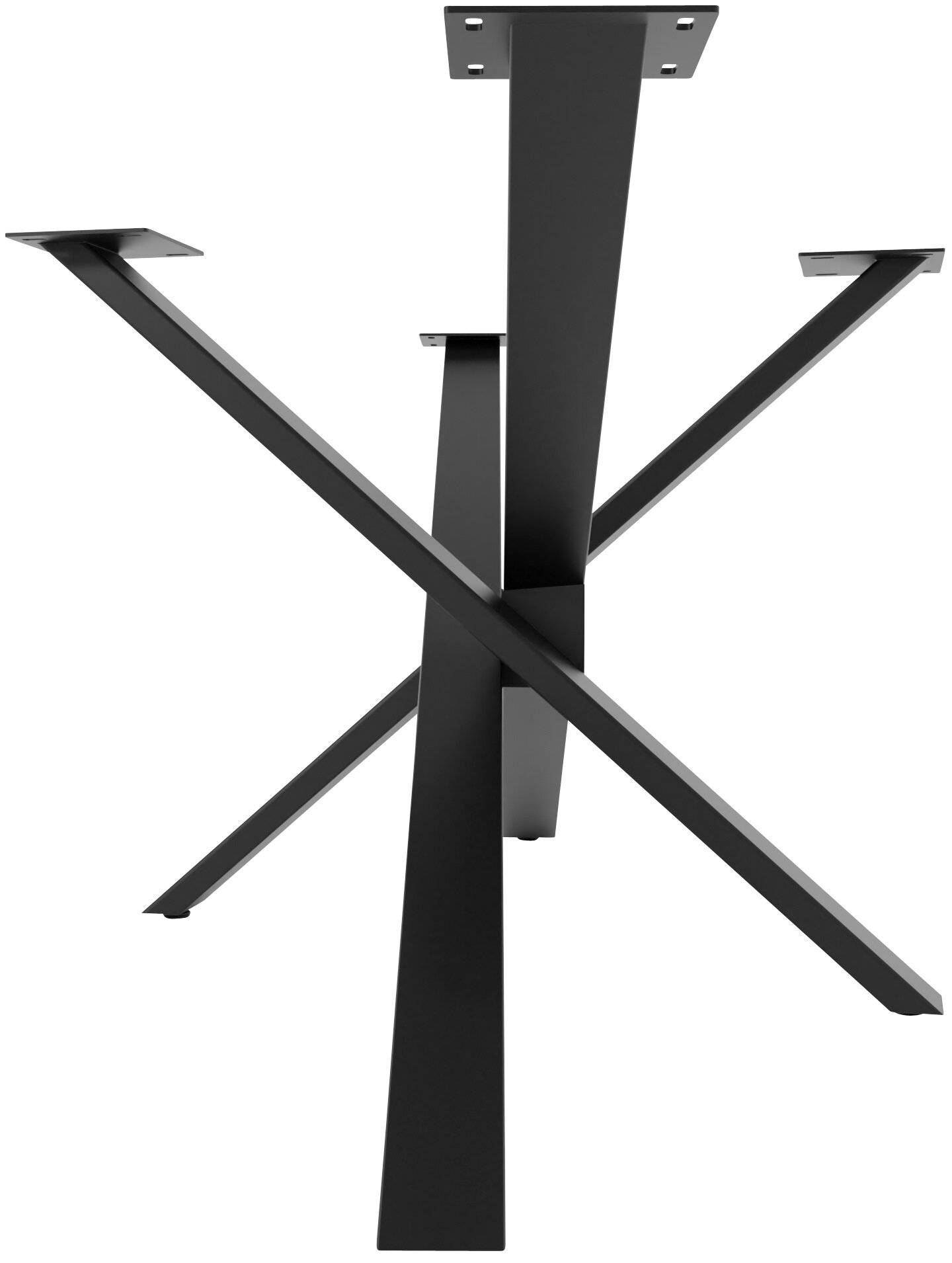Tischbeine Jimmy 180x80x72 schwarz-3