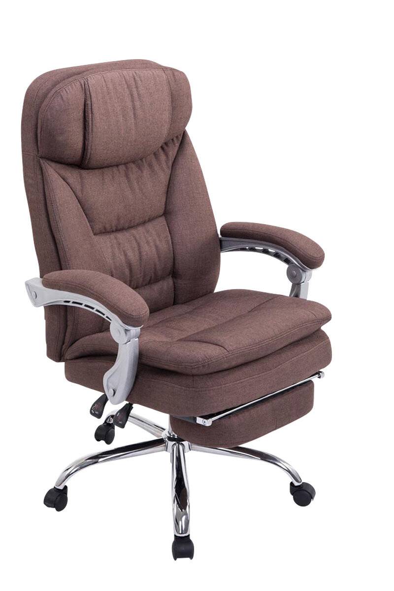 XL Bürostuhl Troy Stoff braun-0