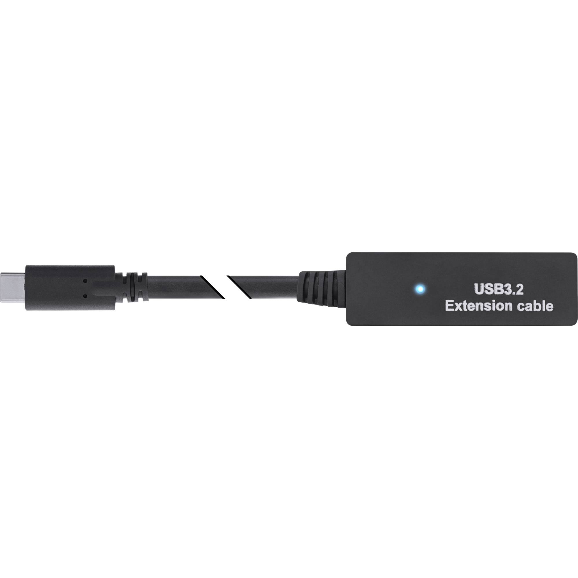 InLine® USB 3.2 Gen.1 Aktiv-Verlängerung, USB-C Stecker an USB-C Buchse, 5m-1