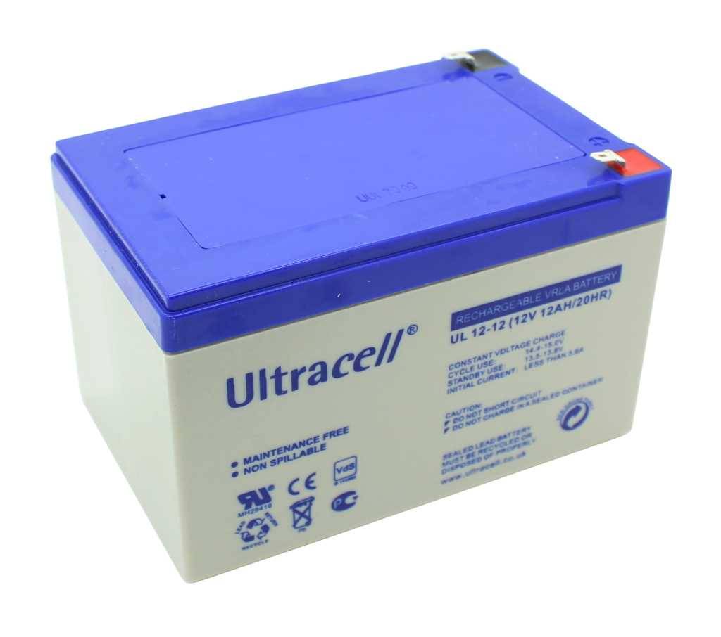 Ultracell UL12-12 12V 12Ah 4,8mm Faston-0