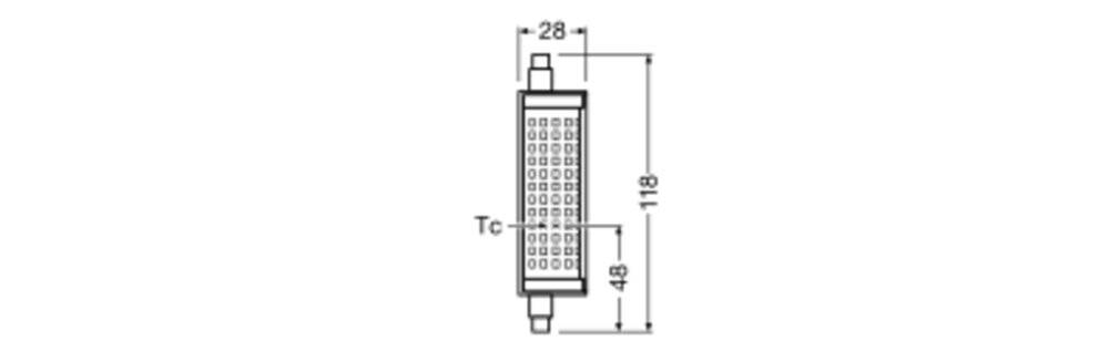 Ledvance LED Line R7s 118mm 18.5W 2452lm - 827 Extra Warmweiß | Ersatz für 150W-1