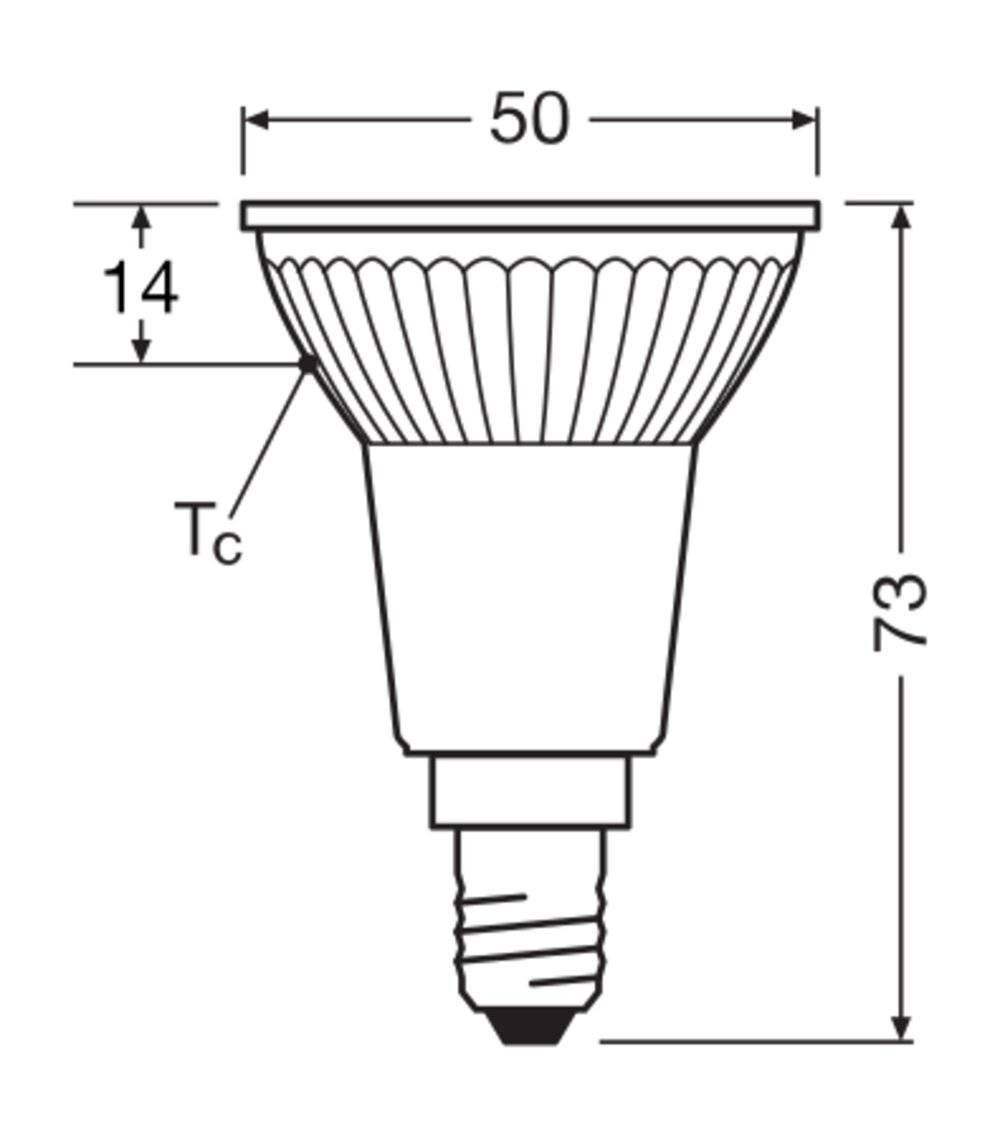 LEDVANCE LED-Reflektorlampe PAR16 E14, LEDP165036D4.8927E14-1
