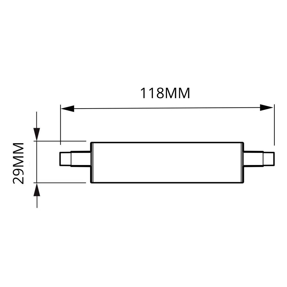 Philips Corepro LED Lineair R7s 118mm 14W 1800lm - 840 Kaltweiß | Dimmbar - Ersatz Für 120W-1