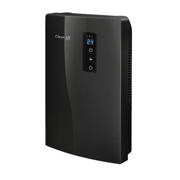 Clean Air Optima CA-703B - Luftentfeuchter und Luftreiniger - Geeignet bis 10m²/25m³ (Schwarz)