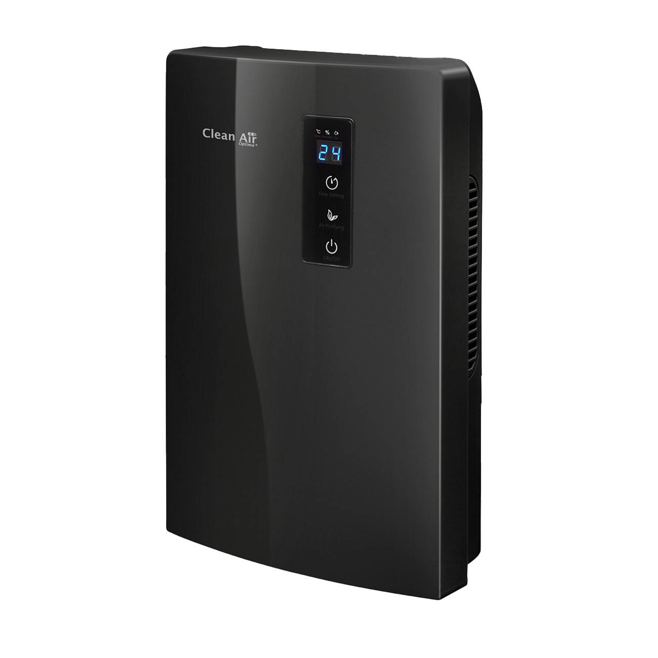 Clean Air Optima CA-703B - Luftentfeuchter und Luftreiniger - Geeignet bis 10m²/25m³ (Schwarz)-0