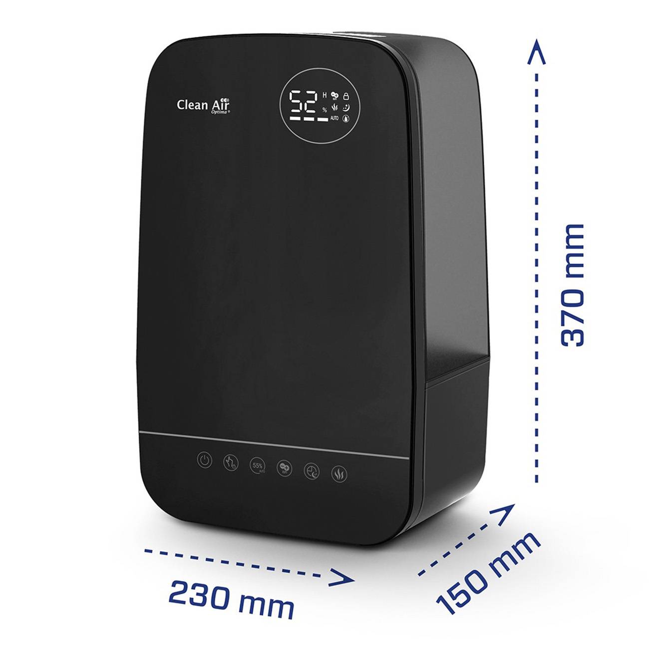 Luftbefeuchter - Clean Air Optima CA-606B - Befeuchtungsleistung max. 480 ml/h - Geeignet für Räume bis 65m²/160 m³-4