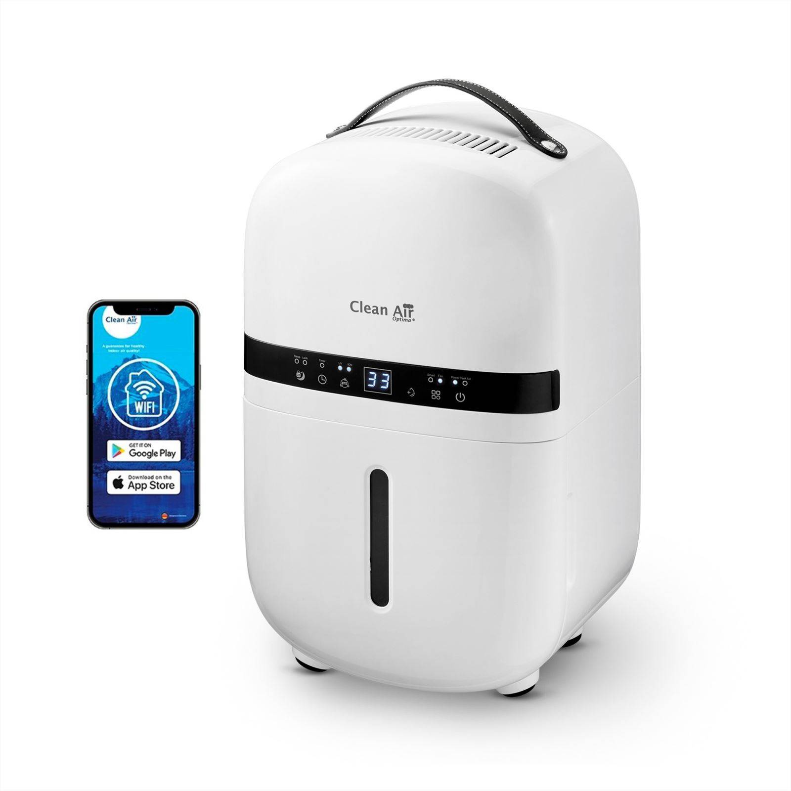 Clean Air Optima CA-702 Smart - Luftentfeuchter und Luftreiniger - Geeignet bis 20m²/50m³-0