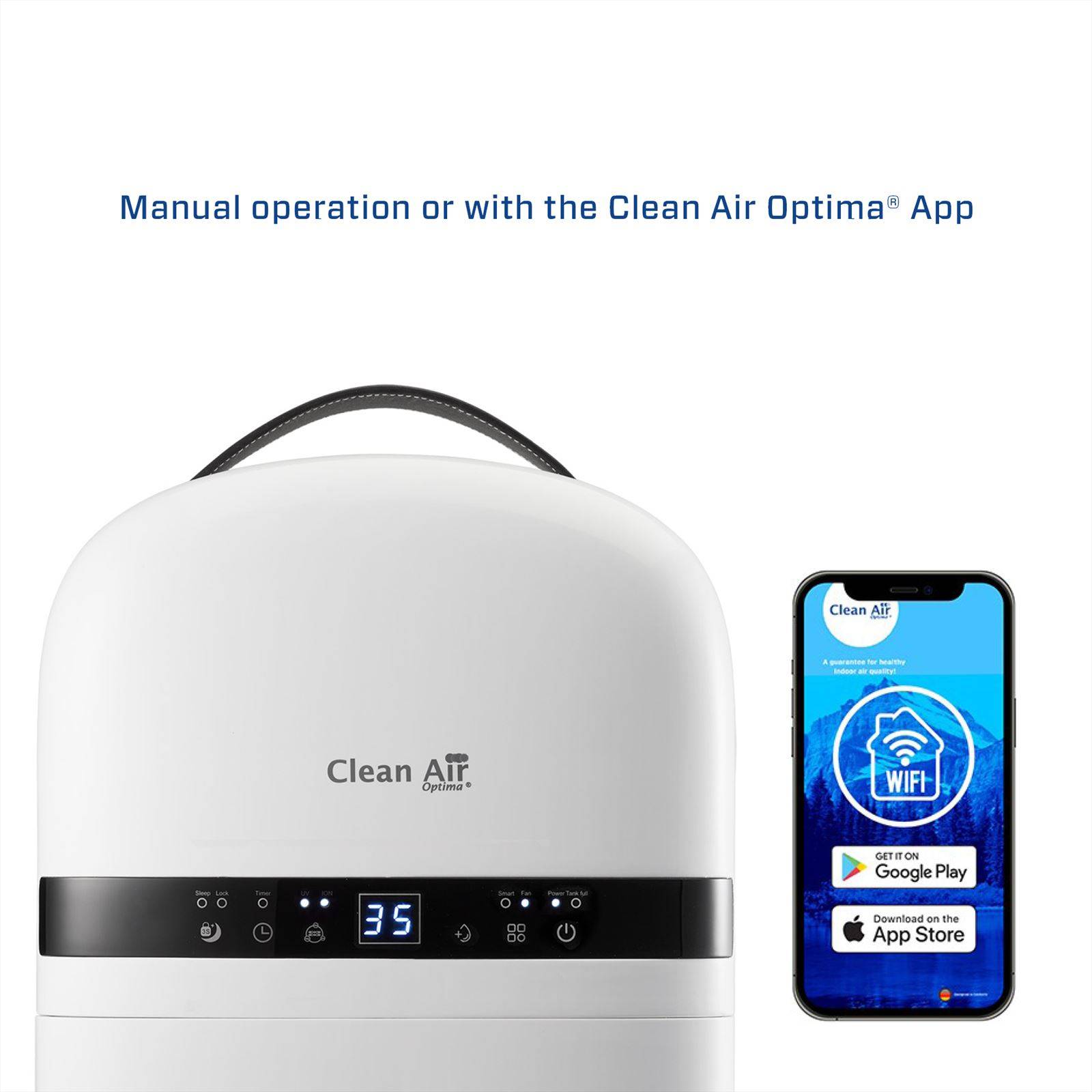 Clean Air Optima CA-702 Smart - Luftentfeuchter und Luftreiniger - Geeignet bis 20m²/50m³-3