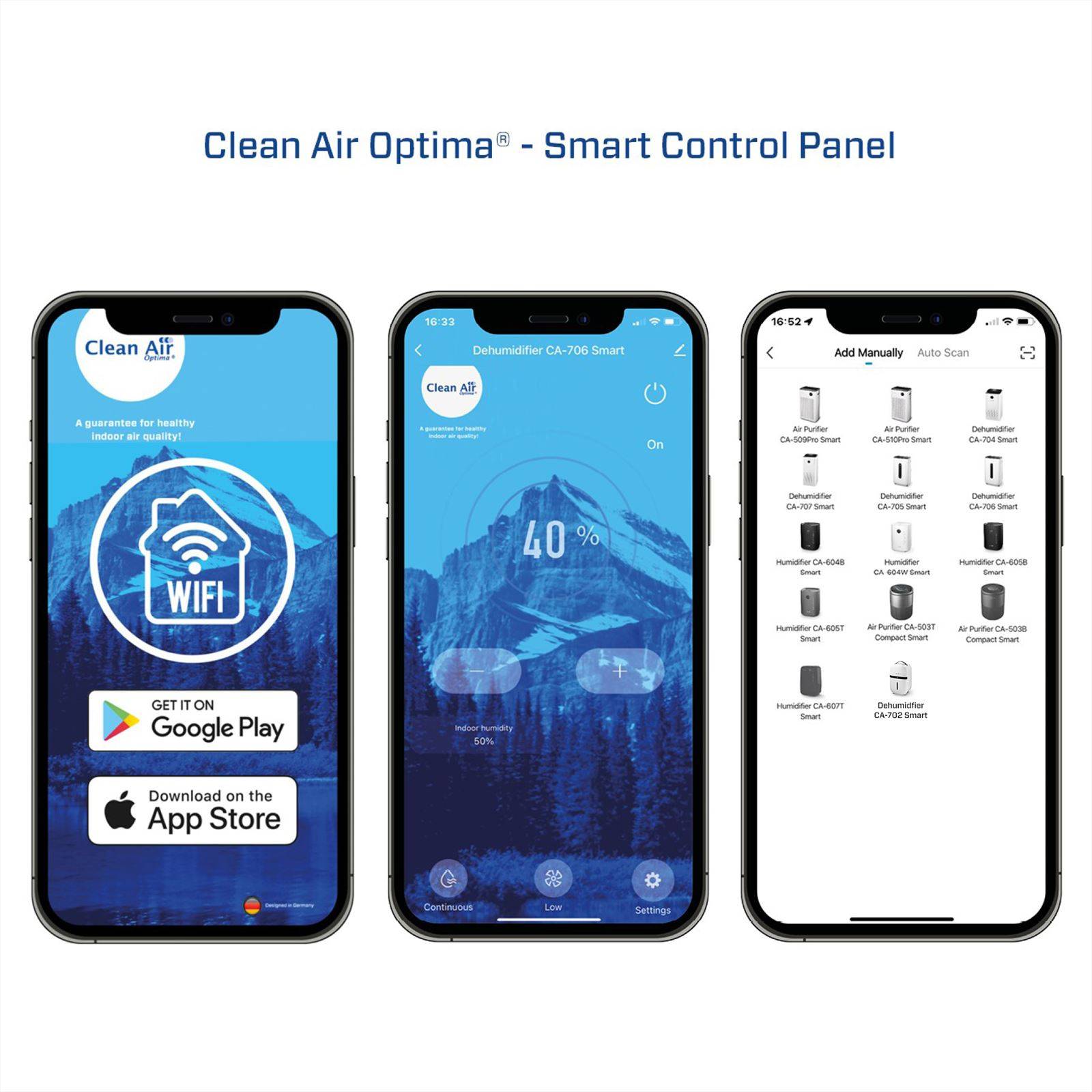 Clean Air Optima CA-702 Smart - Luftentfeuchter und Luftreiniger - Geeignet bis 20m²/50m³-4