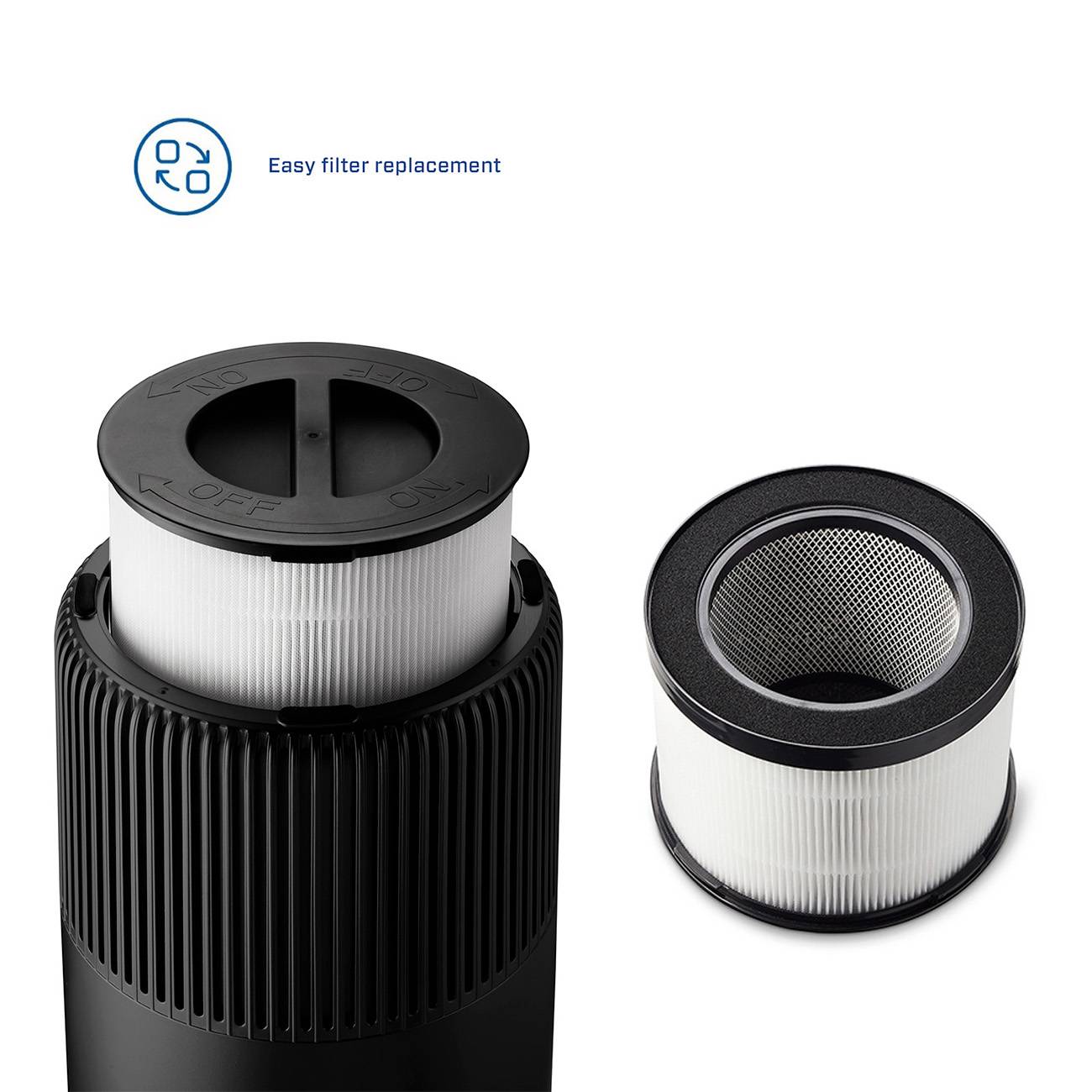 Clean Air Optima CA-503B Compact Smart - Intelligenter Luftreiniger - 140m³ teilchenfreie Luft - Räume bis: 30m² / 75m³-3