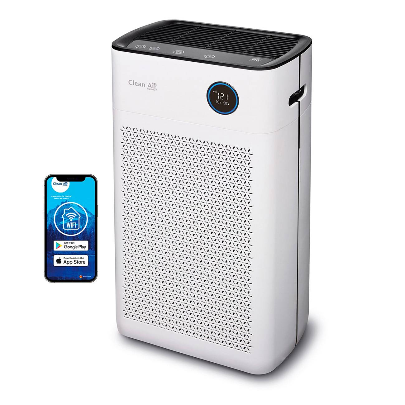 Luftreiniger - Clean Air Optima CA-509Pro SMART - 400m³ teilchenfreie Luft pro Stunde - Räume bis: 90m² / 225m³-0