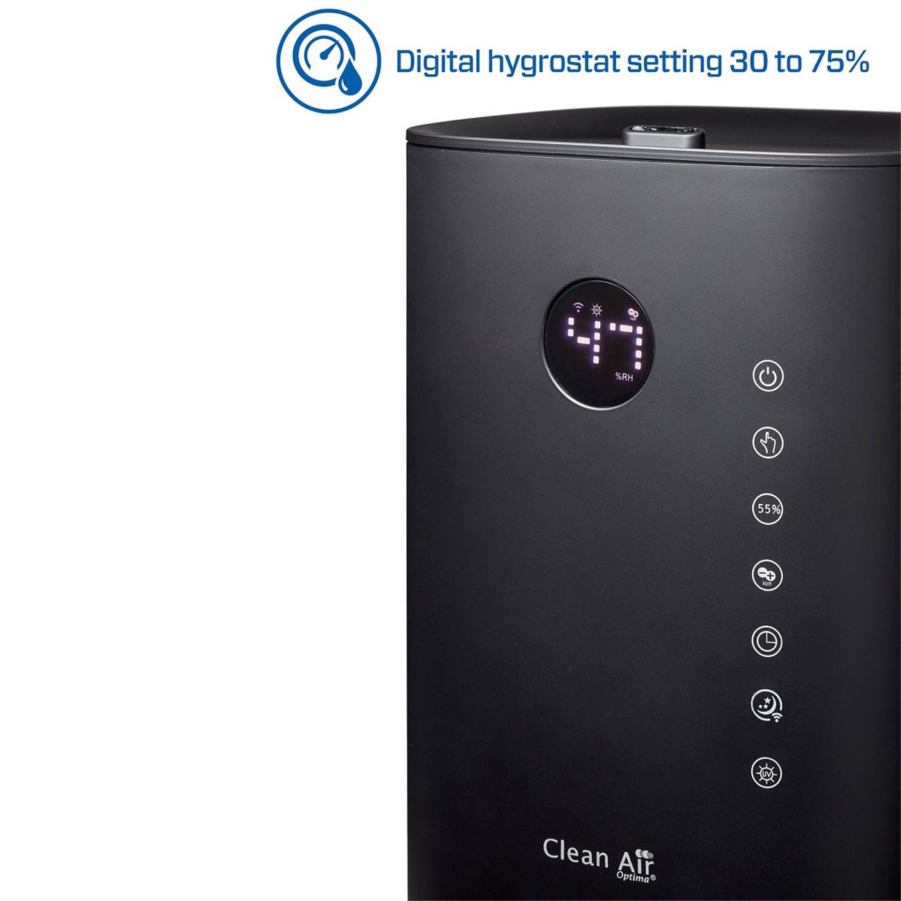 Clean Air Optima CA-604B Smart Top Filling - Luftbefeuchter mit Ionisator und Aromatherapie - Räume bis 55m²/140 m³-4