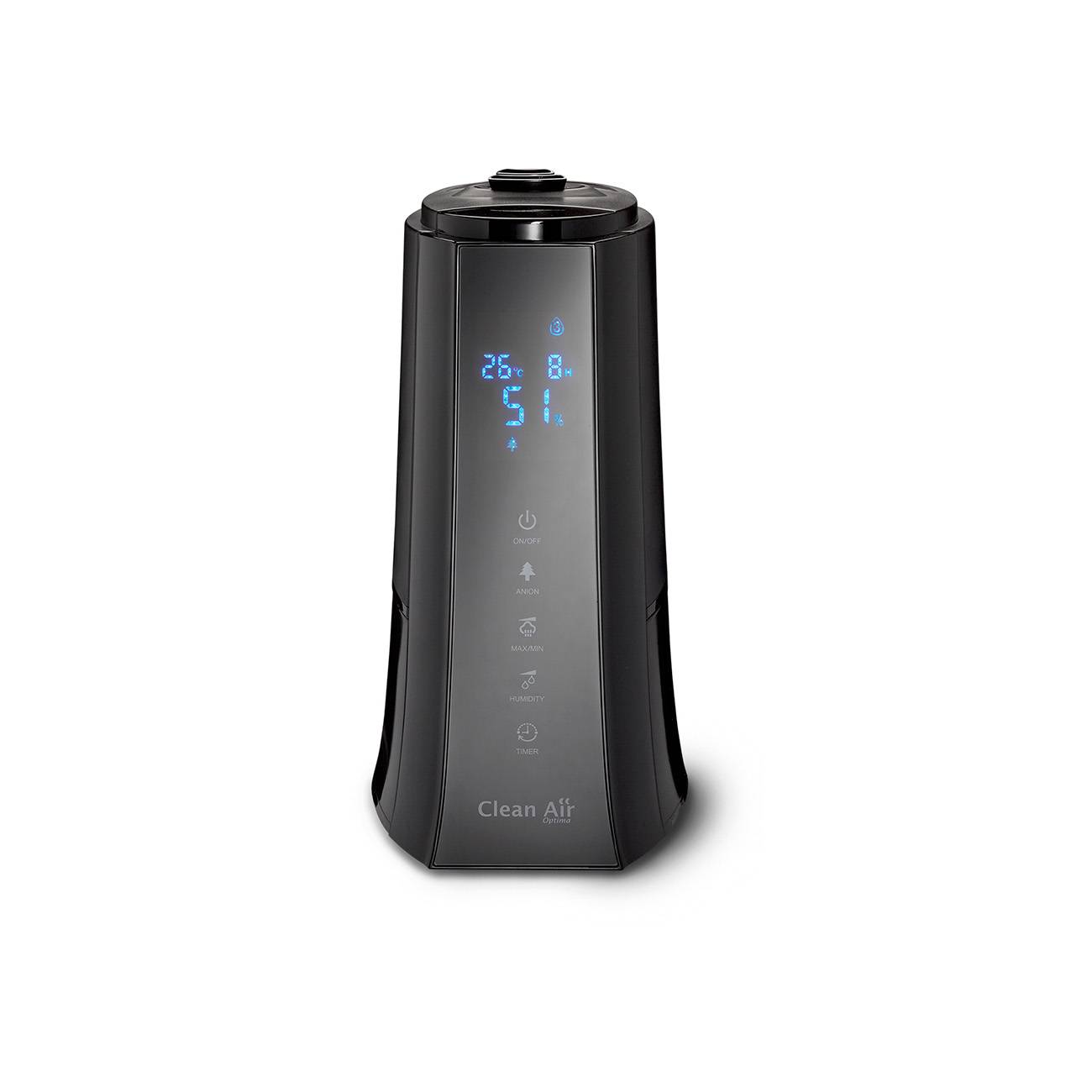 Clean Air Optima CA-603 - Luftbefeuchter mit Ionisator - Räume 45m²/100 m³- Befeuchtungsleistung max. 400 ml/h-1