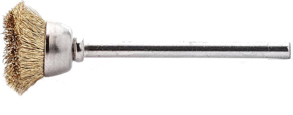 Miniatur-Topfbürste Messing gew. 15x0,1mm Lessmann-0