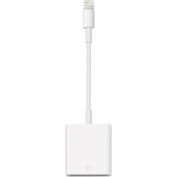 Image of Apple Apple iPad/iPhone/iPod Anschlusskabel [1x Apple Lightning-Stecker - 1x SD-Karten-Slot] 10.00 cm Weiß