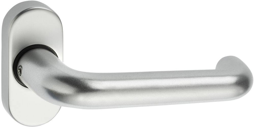 EDI Halbgarnitur Ares 1030/2033 ohne Schlüsselrosette oval 8mmF1 ohne Nocken