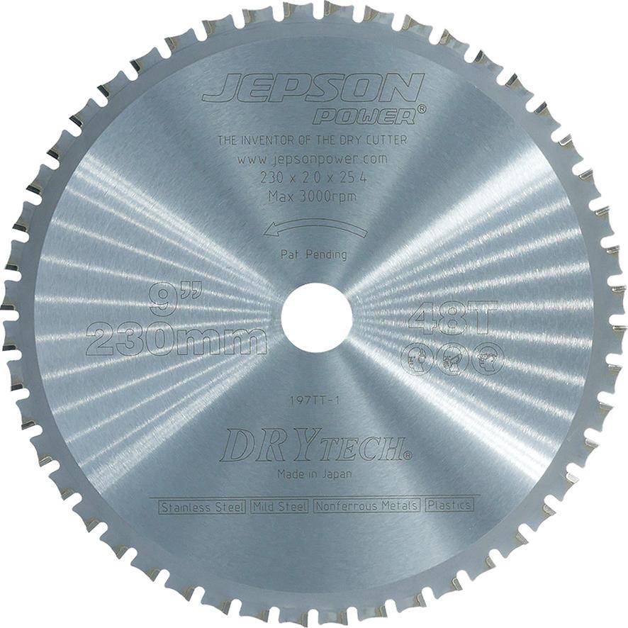 Metallkreissägeblatt 230/48Z D.230mm B.2,0mm Bohrungs-D.25,4 Z.48 JEPSON