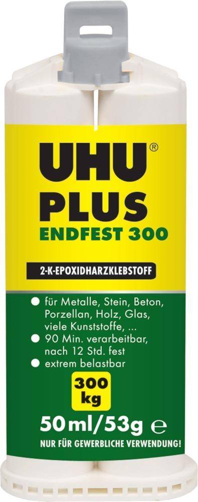 2-KomponentenepoxidkleberPLUS ENDFEST 300 Doppelkammer-Kartusche 50ml UHU-0
