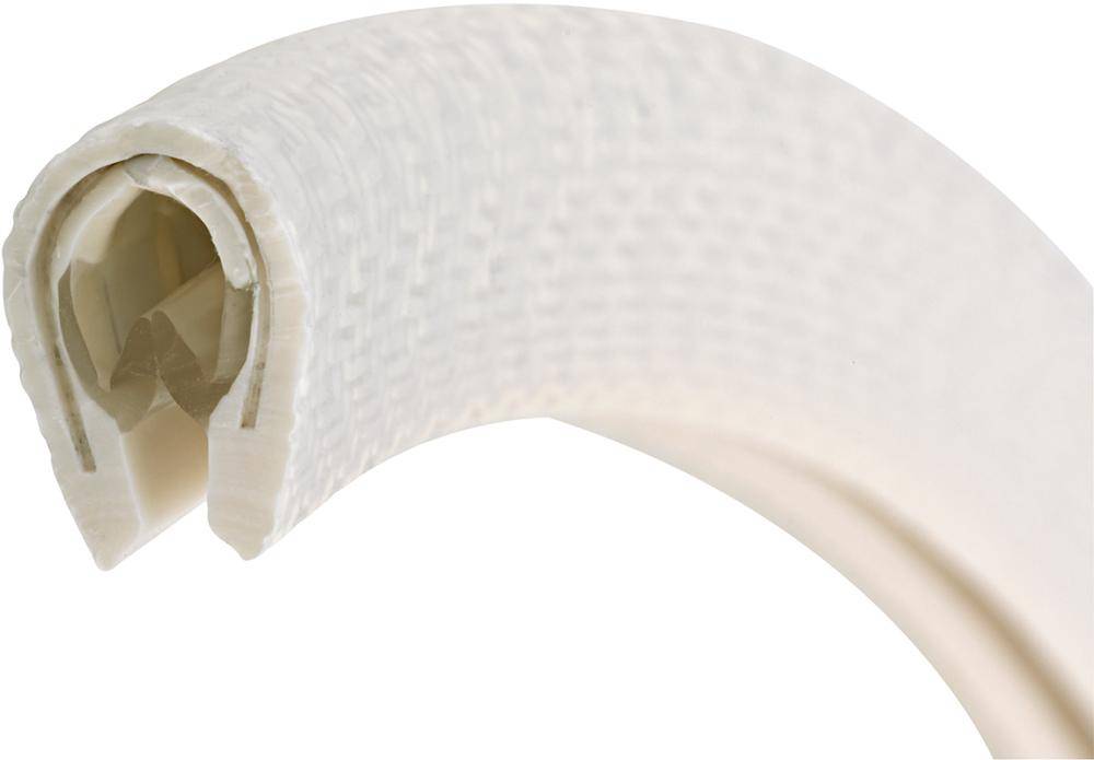 FORTIS Kantenschutz 6,5x9,5mm Klemmbereich 1,0-2mm L10m flexibel rund weißgrau-1