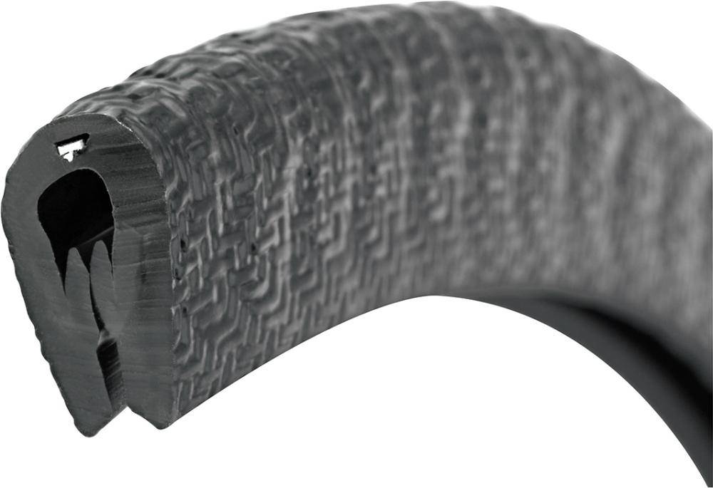 FORTIS Kantenschutz 13x15mm Klemmbereich 6,0-8mm L50m flexibel konisch schwarz-1